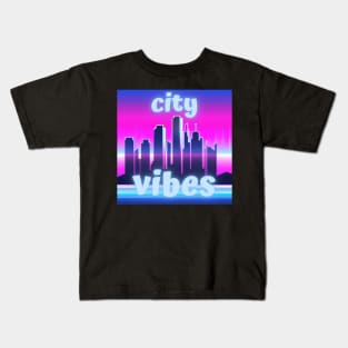 City vibes - good vibes in the city Kids T-Shirt